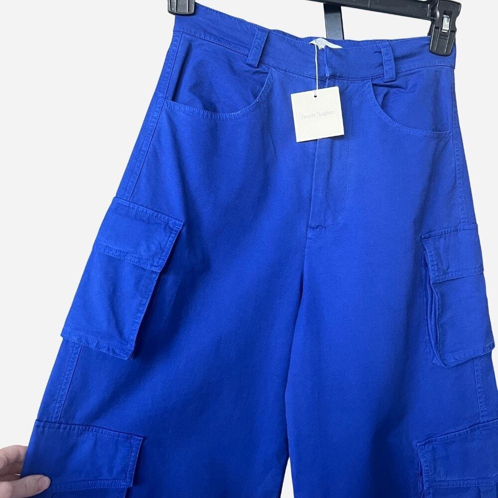 Favorite Daughter x Anthropologie Carly cargo Wide Leg Pants NEW - Picture 5 of 6